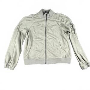 Banana Republic Women’s Olive Zip‑Up Jacket – Size S